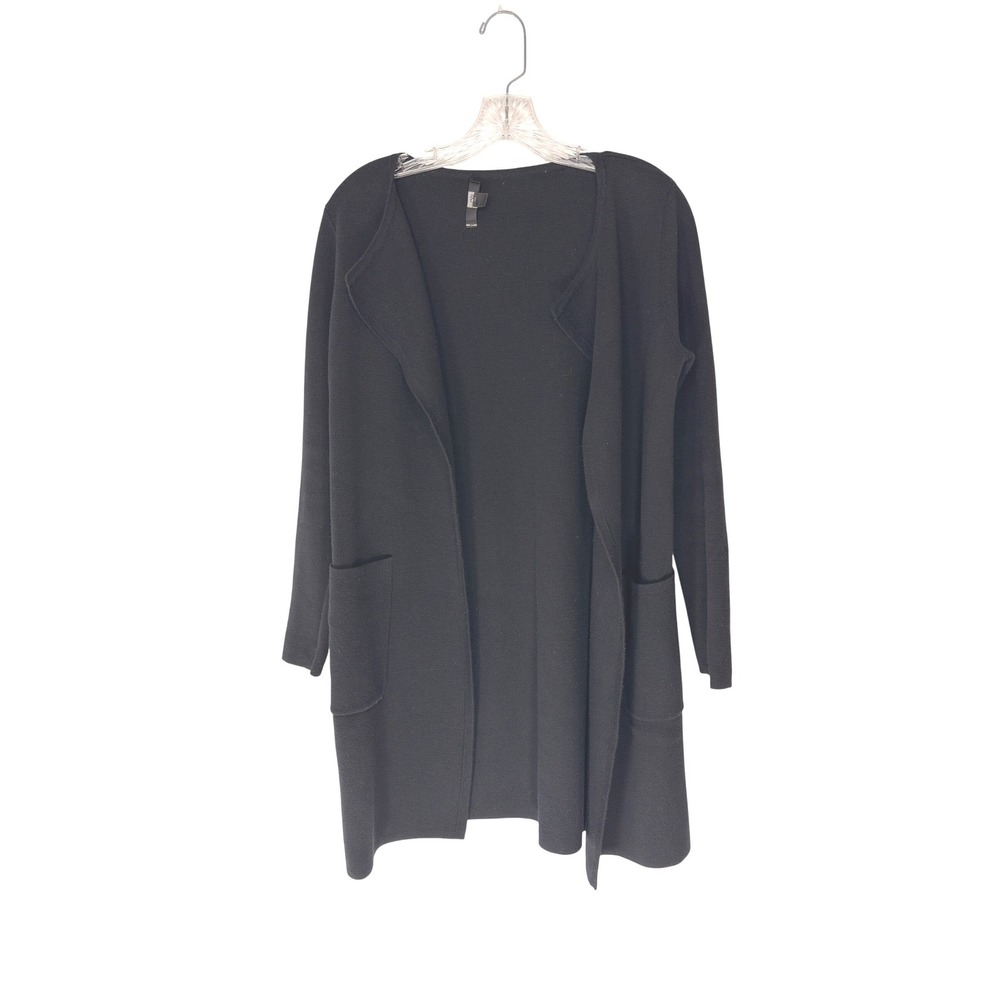J.Crew Juliette collarless Sweater Blazer Black Women's Business Casual‎ XS